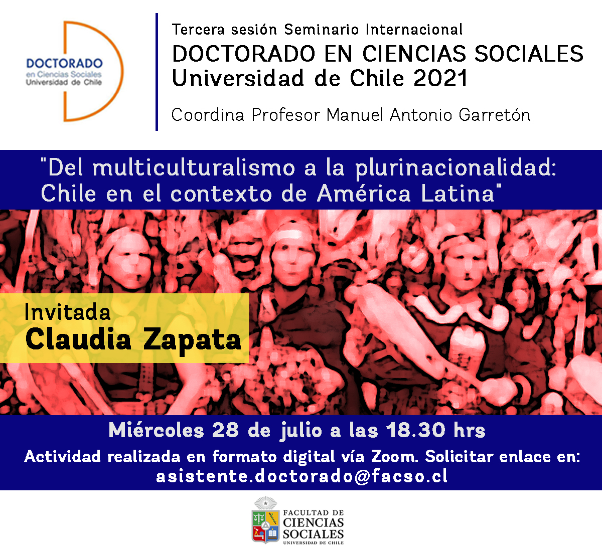 Tercera sesión del seminario Internacional del Doctorado en Ciencias Sociales 2021