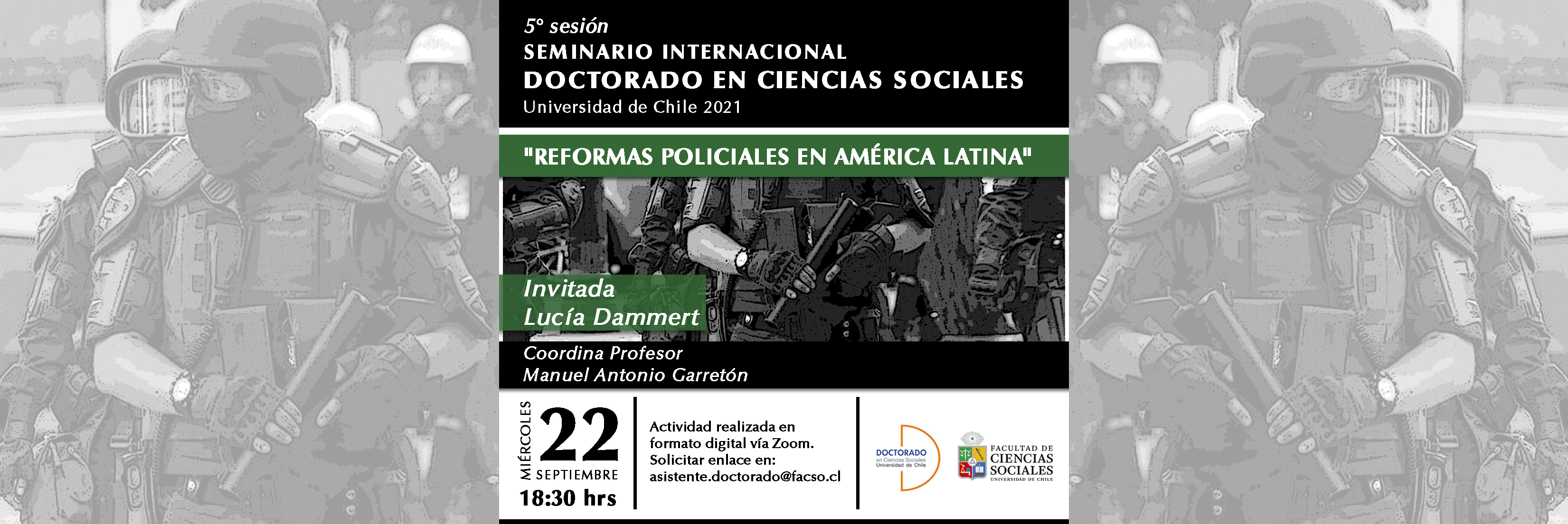 Quinta sesión del seminario Internacional del Doctorado en Ciencias Sociales 2021